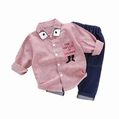Autumn Baby Boy Clothes Fashion Long Sleeve Striped Cartoon Print T-shirt TopsPants Trousers Toddler Casual Outfits
Autumn Baby Boy Clothes Fashion Long Sleeve Striped Cartoon Print T-shirt TopsPants Trousers Toddler Casual Outfits