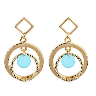 Korean Women Fashion Dress Jewelry Elegant Exaggerated Geometric Metal Circle Long Earrings Gifts
Korean Women Fashion Dress Jewelry Elegant Exaggerated Geometric Metal Circle Long Earrings Gifts