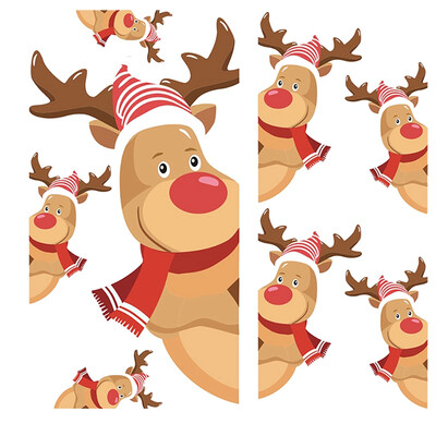 New DIY Wall Stickers Christmas PVC Wallpaper Deer Removable Art Decals Fridge Sticker Holiday Cabinets Door Decorations
New DIY Wall Stickers Christmas PVC Wallpaper Deer Removable Art Decals Fridge Sticker Holiday Cabinets Door Decorations