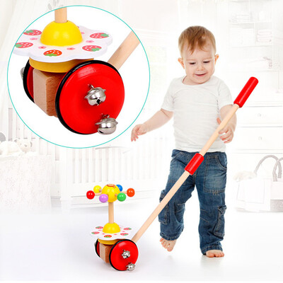 Tailored Creative Wooden Baby Walk Single Rod Spiral Trolley Learning Education Toy Cart
Tailored Creative Wooden Baby Walk Single Rod Spiral Trolley Learning Education Toy Cart