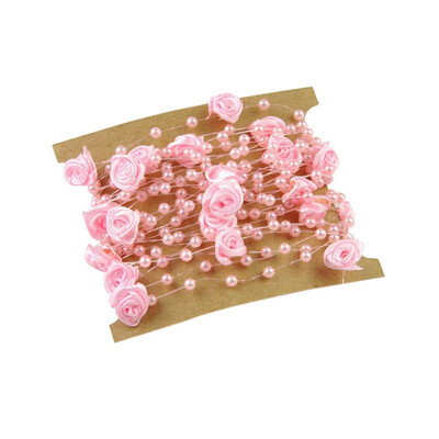 Fishing Line Artificial Pearls With Flower Beads Chain Garland For Wedding Party & Bridal Bouquet Flower Decoration 5MetersLot
Fishing Line Artificial Pearls With Flower Beads Chain Garland For Wedding Party & Bridal Bouquet Flower Decoration 5MetersLot