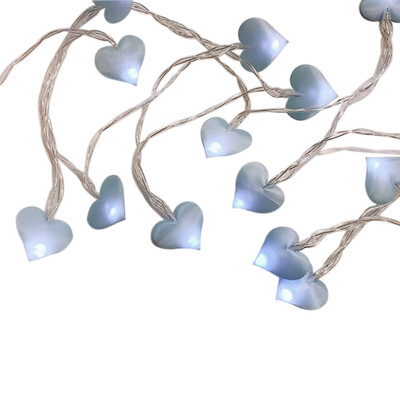 3m Romantic Heart-shaped Light String Unique Cloth Light String Festival Decoration Light festive party supplies
3m Romantic Heart-shaped Light String Unique Cloth Light String Festival Decoration Light festive party supplies