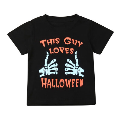 2019 New Cotton Baby Boy Clothes Halloween Letters Print T-Shirts Tops Boys Clothes Short Sleeve T-Shirt Boys
2019 New Cotton Baby Boy Clothes Halloween Letters Print T-Shirts Tops Boys Clothes Short Sleeve T-Shirt Boys