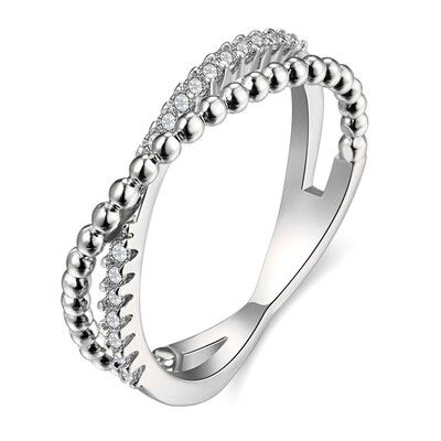 Cross Finger Ring For Lady Princess Women Ring Paved Zircon Luxury Wedding Engagement Ring
Cross Finger Ring For Lady Princess Women Ring Paved Zircon Luxury Wedding Engagement Ring
