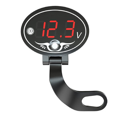 12V Motorcycle Voltmeter Multifunction Waterproof Timer with LED Digital Display Panel
12V Motorcycle Voltmeter Multifunction Waterproof Timer with LED Digital Display Panel
