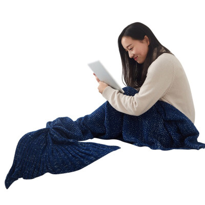 Mermaid Tail Blanket Knitted Yarn Handmade Crochet Mermaid Blanket Children Throw Bed Wrap Super Soft Sleeping Bed 1pcs Lot
Mermaid Tail Blanket Knitted Yarn Handmade Crochet Mermaid Blanket Children Throw Bed Wrap Super Soft Sleeping Bed 1pcs Lot