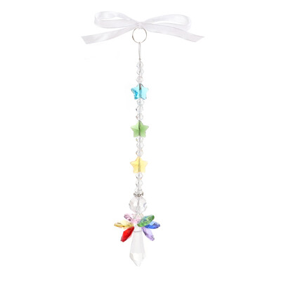 1Pc Rainbow Artificial Crystal Guardian Angel Chakra Suncatcher Car Charm Keys Pendant Hanging
1Pc Rainbow Artificial Crystal Guardian Angel Chakra Suncatcher Car Charm Keys Pendant Hanging