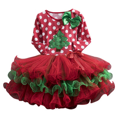 Autumn Casual Baby Girls Dresses Long Sleeve Christmas Tree Printed Patchwork Mesh Dress Kids Pageant Dresses
Autumn Casual Baby Girls Dresses Long Sleeve Christmas Tree Printed Patchwork Mesh Dress Kids Pageant Dresses