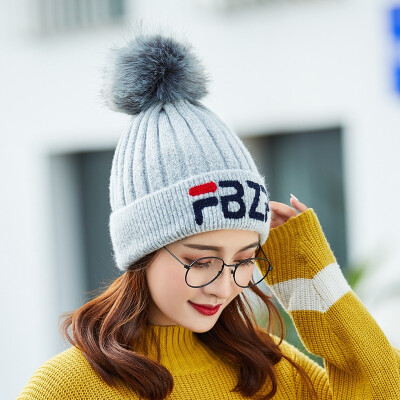 Long - term hat ladies autumn&winter new letter hair ball knitted wool hat Korean version outdoor pillow top hat
Long - term hat ladies autumn&winter new letter hair ball knitted wool hat Korean version outdoor pillow top hat