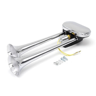 24V Air Horn Dual Trumpet 135dB Sound Electronic Control Air Horn Super Loud Trumpet for Vehicle Truck Boat
24V Air Horn Dual Trumpet 135dB Sound Electronic Control Air Horn Super Loud Trumpet for Vehicle Truck Boat