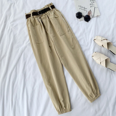 Wild Casual Loose Women Pants Fashion High Waist Straight Pants Solid Color Pocket Decoration Autumn Womens Ankle-length Pants
Wild Casual Loose Women Pants Fashion High Waist Straight Pants Solid Color Pocket Decoration Autumn Womens Ankle-length Pants