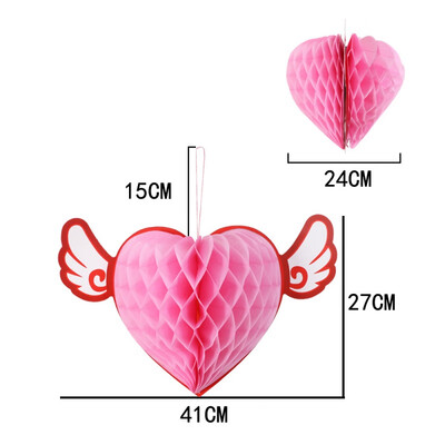 Paper Ball Decoration Heart Shaped Honeycomb Ball Party Decoration Wedding Hanging Ornament Wedding Decoration Mariage Decor
Paper Ball Decoration Heart Shaped Honeycomb Ball Party Decoration Wedding Hanging Ornament Wedding Decoration Mariage Decor
