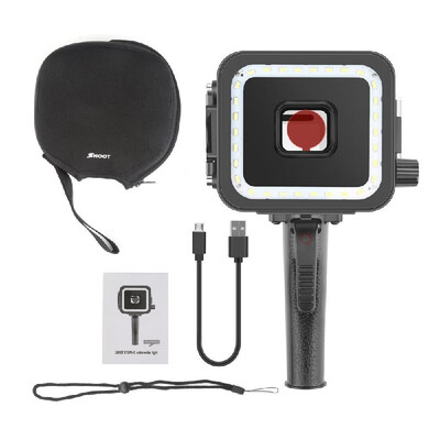 SHOOT Handheld Underwater LED Video Light Diving Light 900LM Underwater 40m with Red Filter for GoPro Hero 7Hero 6Hero 5 Black
SHOOT Handheld Underwater LED Video Light Diving Light 900LM Underwater 40m with Red Filter for GoPro Hero 7Hero 6Hero 5 Black