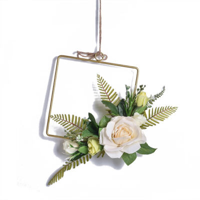 Metal Garland Wrought Artificial Flowers Wreaths Wall Hanging Decoration For Wedding Home Part Rose Flower
Metal Garland Wrought Artificial Flowers Wreaths Wall Hanging Decoration For Wedding Home Part Rose Flower
