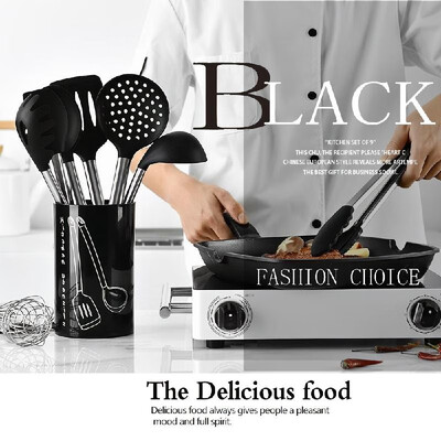 Kitchen Utensils Set 8Pcs Silicone Non-stick Cooking Utensils Stainless Steel Handle Silica Gel Utensil Kitchenware Set
Kitchen Utensils Set 8Pcs Silicone Non-stick Cooking Utensils Stainless Steel Handle Silica Gel Utensil Kitchenware Set
