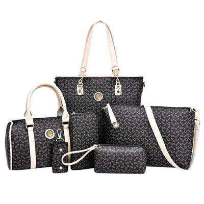 Tailored Women 2019 new 6PC fashion Shoulder Bag Casual Handbag Wallet Key Bag Clutch Bag
Tailored Women 2019 new 6PC fashion Shoulder Bag Casual Handbag Wallet Key Bag Clutch Bag