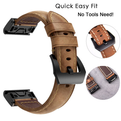 〖Follure〗Quick Fit Replacement Leather Watch Strap Band For Garmin Fenix 5X5X Plus
〖Follure〗Quick Fit Replacement Leather Watch Strap Band For Garmin Fenix 5X5X Plus