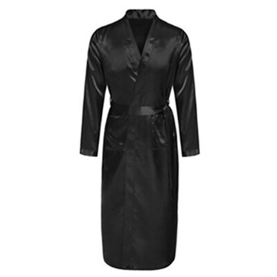 Mens Silk Satin Bathrobe Robe Long Solid Silk Pajamas Men Silk Nightgown Sleepwear kimono homme Dressing Gown
Mens Silk Satin Bathrobe Robe Long Solid Silk Pajamas Men Silk Nightgown Sleepwear kimono homme Dressing Gown