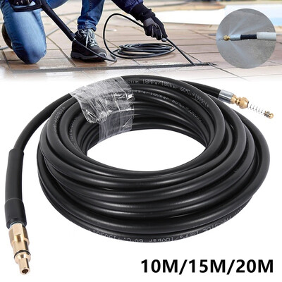 10m15m20 meters 2320psi 160bar Sewer Drain Water Cleaning Hose Pipe Cleaner for Karcher K2 K3 K4 K5 K6 K7 High Pressure Washer
10m15m20 meters 2320psi 160bar Sewer Drain Water Cleaning Hose Pipe Cleaner for Karcher K2 K3 K4 K5 K6 K7 High Pressure Washer