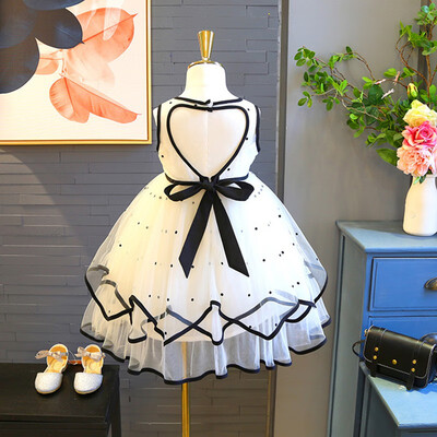 Children Summer Baby Girls Cute Backless Wave Dot Print Stitching Sleeveless Sweet Princess Dress 2-7Y Toddler Girl Dress
Children Summer Baby Girls Cute Backless Wave Dot Print Stitching Sleeveless Sweet Princess Dress 2-7Y Toddler Girl Dress