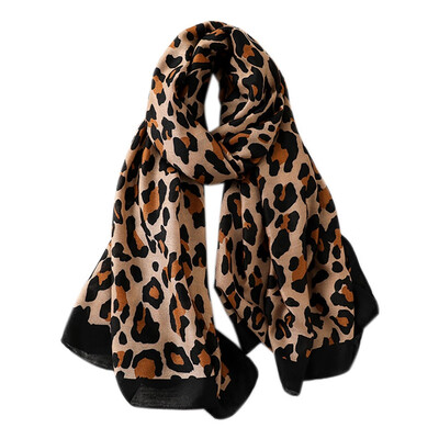 Women Fashion Scarf Casual All-match Leopard Print Pattern Long Shawl windproof Ladies Scarf
Women Fashion Scarf Casual All-match Leopard Print Pattern Long Shawl windproof Ladies Scarf