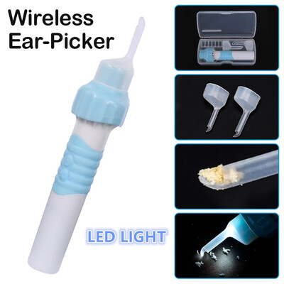 Electric Cordless Vacuum Ear Cleaner Wax LED Clean Remover Painless Tool Kit UK
Electric Cordless Vacuum Ear Cleaner Wax LED Clean Remover Painless Tool Kit UK