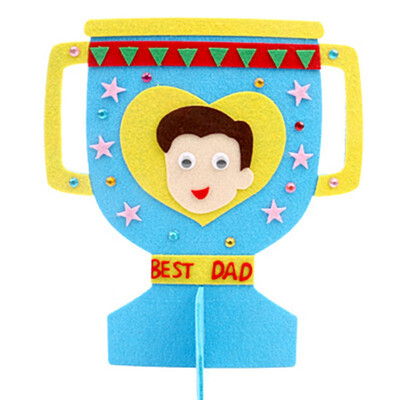 DIY Non-Woven Fabric Toys craft Toys Novelty DIY Trophy Children Manual Handmade For Fathers Day
DIY Non-Woven Fabric Toys craft Toys Novelty DIY Trophy Children Manual Handmade For Fathers Day