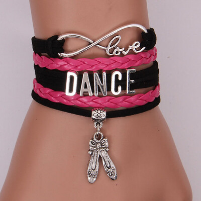 Dance Bracelet Dance Jewelry Girls Jewelry Love Infinity Bracelet Sports Bracelet Leather Bracelet
Dance Bracelet Dance Jewelry Girls Jewelry Love Infinity Bracelet Sports Bracelet Leather Bracelet
