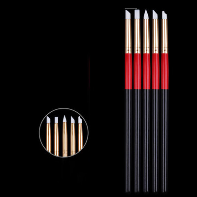 〖Follure〗5 Pcs Pencil Head Nail Art Brush Nail Silicone Brushes With Aluminum Tube Strap
〖Follure〗5 Pcs Pencil Head Nail Art Brush Nail Silicone Brushes With Aluminum Tube Strap
