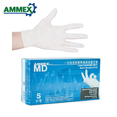 AMMEX Disposable Latex Gloves with Powder Anti-slip Home Food Medical Dental Gloves 100pcspack
AMMEX Disposable Latex Gloves with Powder Anti-slip Home Food Medical Dental Gloves 100pcspack