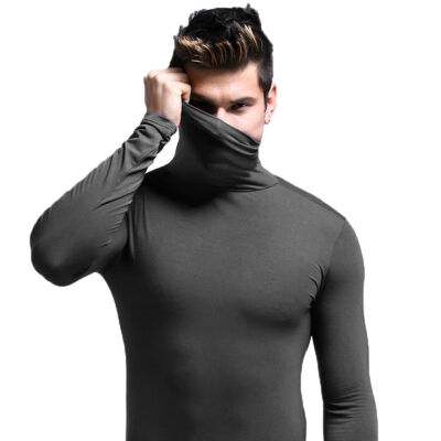 Fashion Mens T shirt 4 Basic colors Long Sleeve Slim T-shirt Young men Turtle Neck Autumn Casual Slim Elastic Soft Tops Tee
Fashion Mens T shirt 4 Basic colors Long Sleeve Slim T-shirt Young men Turtle Neck Autumn Casual Slim Elastic Soft Tops Tee