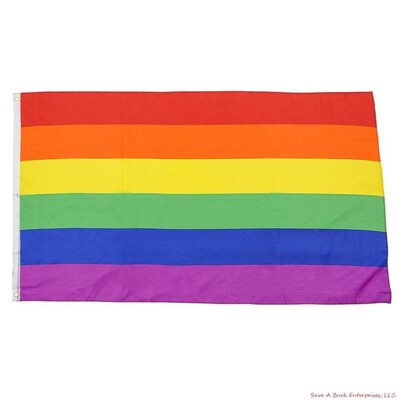 90x150cm Rainbow Flag Decorative Banner Polyester Colorful Lesbian Gay Parade Banners LGBT Pride Flag for Parade Home Decoration
90x150cm Rainbow Flag Decorative Banner Polyester Colorful Lesbian Gay Parade Banners LGBT Pride Flag for Parade Home Decoration