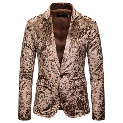 Toponeto Fashion Personality Mens Casual Senior lapel Diamond velvet a Suit Top Blouse
Toponeto Fashion Personality Mens Casual Senior lapel Diamond velvet a Suit Top Blouse