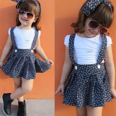 Summer Baby Girl Casual Short Sleeve Print T-Shirt Tops Floral Strap Skirts With Headband Outfits Set
Summer Baby Girl Casual Short Sleeve Print T-Shirt Tops Floral Strap Skirts With Headband Outfits Set