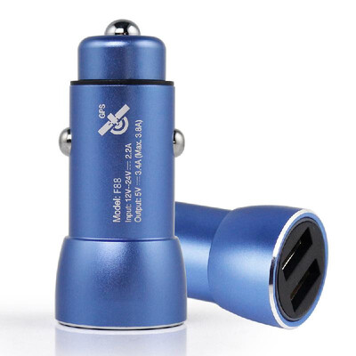 F88 GPS Positioning Car Charger Vehicle GPS Tracker 12V-24V 5V34A Fast Charge 2-Port Cigarette Lighter Adapter Socket for iPhone
F88 GPS Positioning Car Charger Vehicle GPS Tracker 12V-24V 5V34A Fast Charge 2-Port Cigarette Lighter Adapter Socket for iPhone