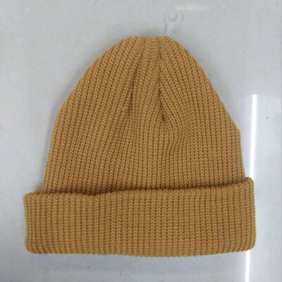Warm Winter Knit Cuff Beanie Cap Fisherman Watch Cap Daily Ski Hat Skully