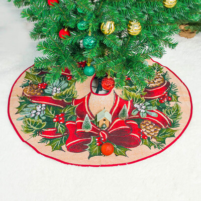 Tailored Christmas Tree Skirt Ornament 39 inch Diameter Christmas Tree Bottom Decoration
Tailored Christmas Tree Skirt Ornament 39 inch Diameter Christmas Tree Bottom Decoration