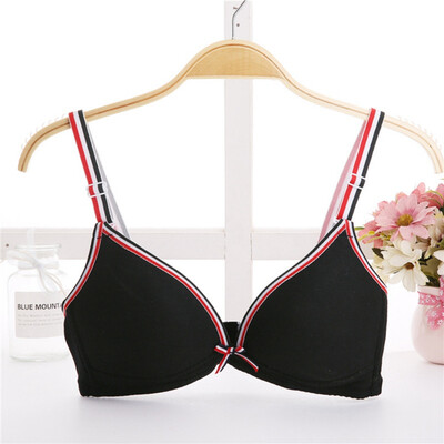 Back Closure Push Up Bra Stylish Comfortable Striped Patchwork Color Girl Thin Thick Underwire Bra with Bow Adjustable Straps
Back Closure Push Up Bra Stylish Comfortable Striped Patchwork Color Girl Thin Thick Underwire Bra with Bow Adjustable Straps