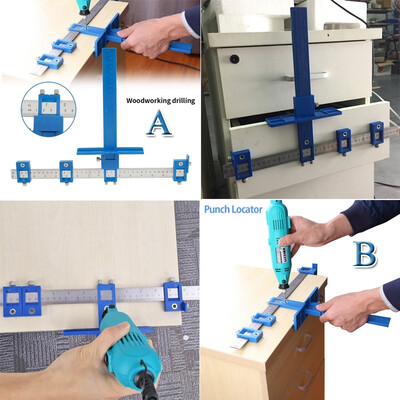 Handles Installation Punch Locator Drill Guide Drill Guide Sleeve Cabinet Hardware Jigs Wood Drilling Dowel Ruler
Handles Installation Punch Locator Drill Guide Drill Guide Sleeve Cabinet Hardware Jigs Wood Drilling Dowel Ruler