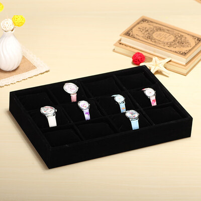 Gobestart Full velvet watch plate 12-divided bracelet plate Watch display storage tray
Gobestart Full velvet watch plate 12-divided bracelet plate Watch display storage tray