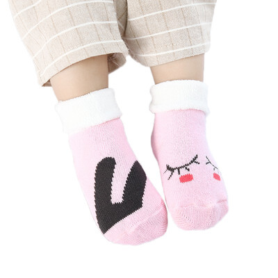 New Baby Socks Baby Socks Newborn Winter Cotton Cute Cartoon Children Warm Socks