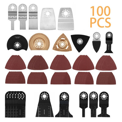 38pcs100pcs Cutting Wood Bi-metal High Carbon Steel Saw Blades Mix Oscillating Multitool Power Tool
38pcs100pcs Cutting Wood Bi-metal High Carbon Steel Saw Blades Mix Oscillating Multitool Power Tool