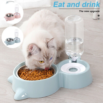 2020 New Pet Automatic Feeder Water Dispenser Cat Dog Drinking Fountain Food Dish Bowl Stainless Steel Double Bowl Pet Supplies
2020 New Pet Automatic Feeder Water Dispenser Cat Dog Drinking Fountain Food Dish Bowl Stainless Steel Double Bowl Pet Supplies