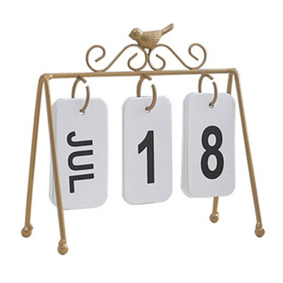 Unique Decorative Calendar Wrought Iron Small Bird Calendar Decoration For Office Home Desktop
Unique Decorative Calendar Wrought Iron Small Bird Calendar Decoration For Office Home Desktop