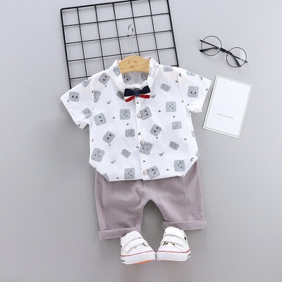 2PcsSet Summer Baby Boys Short Sleeve Cartoon Print Tops Blouse T-shirtShorts Casual Outfits Sets
2PcsSet Summer Baby Boys Short Sleeve Cartoon Print Tops Blouse T-shirtShorts Casual Outfits Sets
