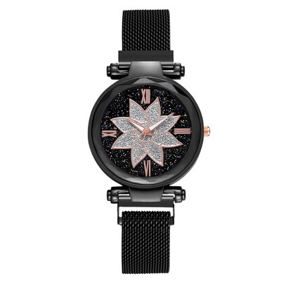 Ladies Watch Luxury Mirror Stainless Steel Ladies Quartz Watch With Magnetic Star Sky Buckle Delicate Watch
Ladies Watch Luxury Mirror Stainless Steel Ladies Quartz Watch With Magnetic Star Sky Buckle Delicate Watch