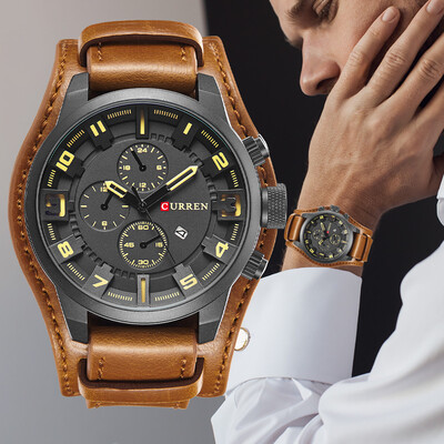 Gobestart Luxury Date Sports Military Clock Leather Strap Quartz Business Mens Watch
Gobestart Luxury Date Sports Military Clock Leather Strap Quartz Business Mens Watch