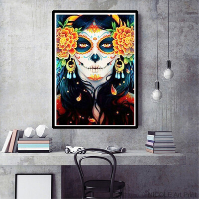 DIY 5D Diamond Painting Kits Crystal Rhinestone Embroidery Paint With Diamonds Full Drill Canvas Skull Girl Art Picture
DIY 5D Diamond Painting Kits Crystal Rhinestone Embroidery Paint With Diamonds Full Drill Canvas Skull Girl Art Picture