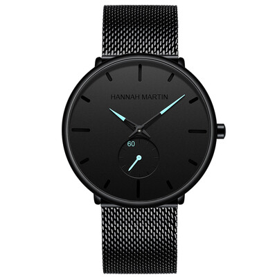 Gobestart High Quality Simple Waterproof Black Stainless Steel Mesh Strap Quartz Watch
Gobestart High Quality Simple Waterproof Black Stainless Steel Mesh Strap Quartz Watch