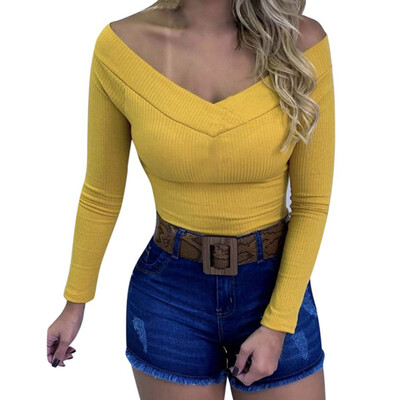 Winter Deep V Neck Collar Solid Color Warm Simple Triangle Shirt Slim Long-sleeved Slim Inside Skinny Jumpsuit Female
Winter Deep V Neck Collar Solid Color Warm Simple Triangle Shirt Slim Long-sleeved Slim Inside Skinny Jumpsuit Female